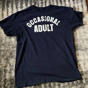 Occasional Adult Navy Graphic Tee - Casual Men’s Shirt